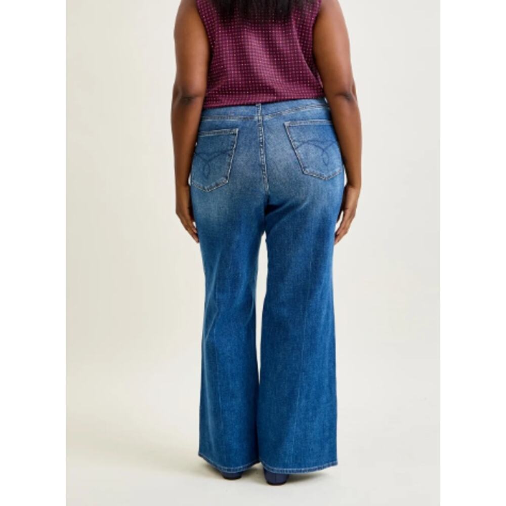 Judy Blue‎ Lux Tummy Control Retro Wide Leg Jeans Women's 22W NWT - Picture 3 of 10